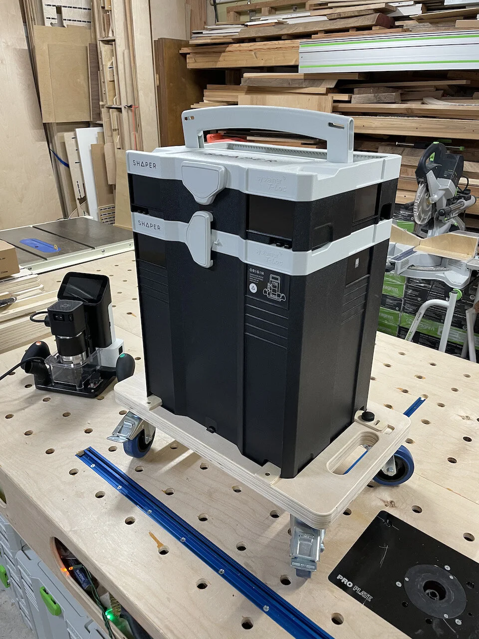 BEEZLEE CREATIONS Mobile Cart for Festool Shaper Systainer